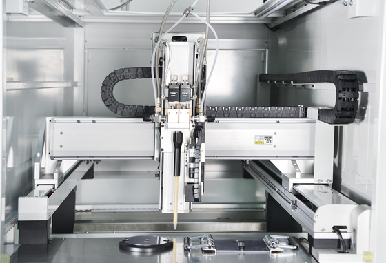 Plc-Anzeigen-Vakuumentschäumungs-Kleber-Zufuhr-Maschine mit MES-Schnittstelle